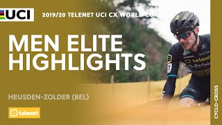 Men Elite Highlights  HeusdenZolder  201920 Telenet UCI CX World Cup [upl. by Sigismond850]