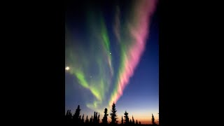 Northern lights unreal KP 5 Fairbanks Alaska Captured on IPhone 12 [upl. by Timi]