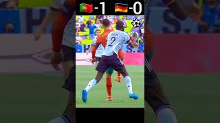 Germany VS Portugal 2020 UEFA Euro Match No 23 Highlights yoitube shorts football fifa [upl. by Vanni322]