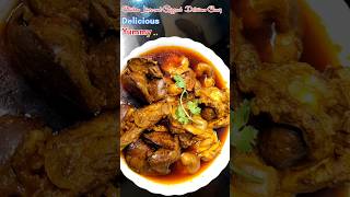 Chicken Liver and Gizzard Delicious Curry  EasyResipiChannelSujit remix [upl. by Noyrb]