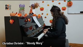 Christina Christou  quotBloody Maryquot piano cover [upl. by Arihas]