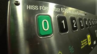 Sweden Stockholm Huddinge Centrum Sjödalsvägen 14 HISS ELTEKNIK elevator [upl. by Aihgn]