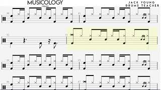 How to play Musicology 🥁 on Drums  Trinity Rock amp Pop Grade 5 [upl. by Eeresed]