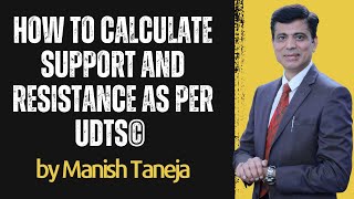 How to Calculate Support and Resistance as per UDTS l IFMC Institute l 23May2024 [upl. by Shirk]