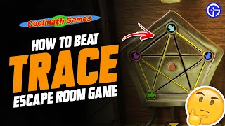 Trace Walkthrough Cool Math Games  How To Solve amp Beat Trace Escape Room Puzzle [upl. by Meridith]