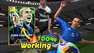 Trick To Get 106 Rated Epic Fabio Cannavaro In eFootball 2025 Mobile 🔥🔔 100 Working [upl. by Vinaya178]