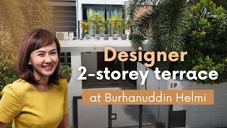 Designer 2storey terrace at Jalan Burhanuddin Helmi TTDI [upl. by Cicily]