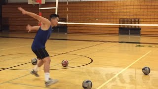 Improve Spiking TIMING part 12  How to SPIKE a Volleyball Tutorial [upl. by Ddene322]