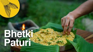 Bhetki paturi recipe 4 ways—Bhetki fillets steamed in bananaleaf parcels—Bengali fish paturi [upl. by Tiram]