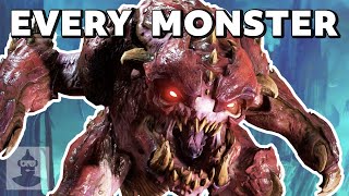 Every Monster From Doom to Doom Eternal  The Leaderboard [upl. by Lucina]