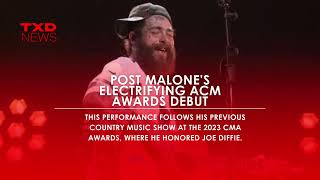 Post Malones Electrifying ACM Awards Debut [upl. by Essile]