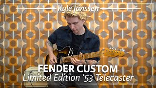 Fender Custom Shop Limited 53 HS Telecaster Heavy Relic Sunburst played by Kyle Janssen  Demo [upl. by Milla]