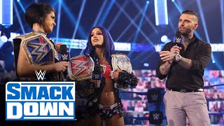 Bayley amp Sasha Banks get SummerSlam surprise from Naomi SmackDown August 21 2020 [upl. by Yenruogis]