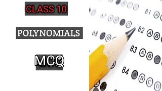 POLYNOMIALSCLASS 10MCQ cbse karnataka ap ts [upl. by Brew673]