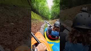 GoPro  Drainage Ditch Kayaking Race POV  Stu Telfer Shorts [upl. by Darius]