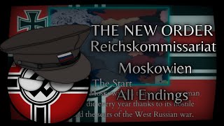 TNO Reichskommissariat Moskowien All Endings [upl. by Nesral]