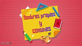 Nombres propios y comunes [upl. by Riaj]