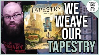 Lets build some civilizations and weave our TAPESTRY Board Game Gameplay [upl. by Butcher]