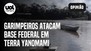 Base federal instalada há duas semanas em Terra Yanomami é alvo de atentado [upl. by Isaacs]