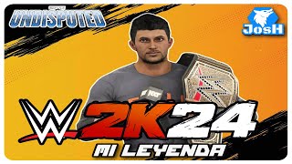 WWE 2K24  MI LEYENDA 5 SALIR DE LAS SOMBRAS MY RISE UNDISPUTED [upl. by Kathleen]