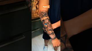 Tattoo TimeLapse From Blank to Beautiful Part2 🥈tattoo drawingcomplex tattooart music ias [upl. by Neve163]