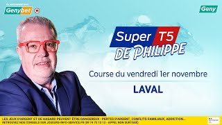 LE PRONO DU SUPER TOP 5 R1C4  01112024  A LAVAL [upl. by Orin]