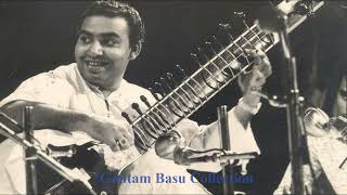 Imrāt KhānGāvati ĀlāpVilamvitDrutJhālā in Tintāl on Sitar 1967 Gautam Basu Collection [upl. by Nimoynib]