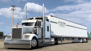 American Truck Simulator 2023 147 Highgway killer w900 By Jon Ruda Reefer By Jon Ruda 1440p [upl. by Schaeffer29]