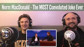 Reacting to The Most Convoluted Joke Ever by Norm MacDonald IrishReact [upl. by Alliuqat897]