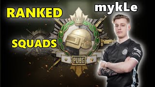 BBL mykLe  RANKED Squads  PUBG [upl. by Leruj572]