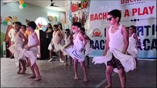 Lungi Dance🕺 Program in bachpan play🎒📚 school bhabua Chakbandi road [upl. by Rodrigo109]