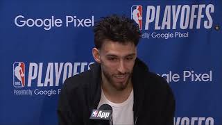 Chet Holmgren PostGame Interview  Oklahoma City Thunder vs Dallas Mavericks [upl. by Yedok]