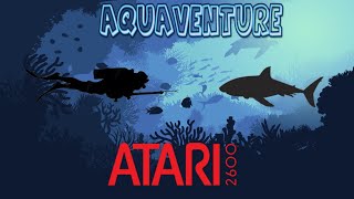 Aquaventure Atari 2600 Gameplay  No Commentary [upl. by Nyllek]