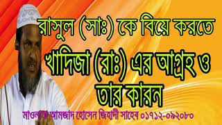 mawlana amzad hossan jihadi saheb pabna new audio waz 2018 [upl. by Anaeirb]