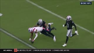 DeVante Parker drops Mac Jones deep ball  New England Patriots  Las Vegas Raiders NFL Week 6 2023 [upl. by Eivi]