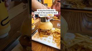 Trying the cheesiest burger in the world [upl. by Brainard156]