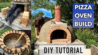 Brick pizza oven build [upl. by Marve]