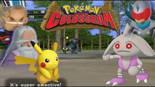 FIGHTING OFF TEAM CIPHER IN POKÉMON GRAND COLOSSEUM [upl. by Ahsier23]