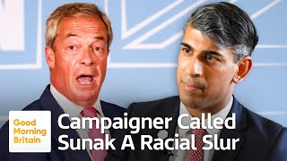 Reform UK Campaigner Recorded Calling Sunak a Racial Slur [upl. by Ennovahs]