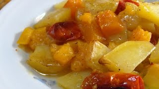 Ricetta Zucca Patate e Pomodorini  GiAlQuadrato [upl. by Frederique923]