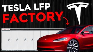 Teslas NEW LFP Battery Factory at Giga Nevada  USA Made LFP [upl. by Amelia]