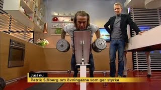 Patrik Sjöberg visar övningar för axlar rygg och rumpa  Nyhetsmorgon TV4 [upl. by Tevis35]