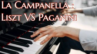 La Campanella  Liszt 1838 VS Paganini Original Version [upl. by Dnartreb]