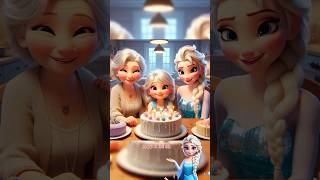 Elsa đưa con gái về quê disney elsa frozen cartoon facts mermaid ultraman cake funny [upl. by Garwood]