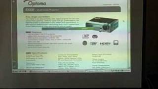 Optoma EX330 DLP Projector Review [upl. by Limemann177]