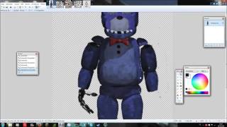 Making UnWithered Bonnie FNaF Speed EditByNicoFiveNights [upl. by Cyrillus]