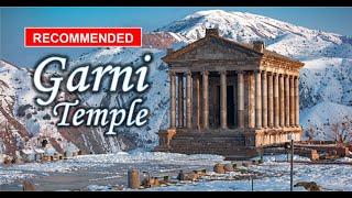 Ancient temple  Garni TempleTour of Armenia Winter [upl. by Kylen976]