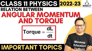 Relation Between Torque and Angular Momentum [upl. by Raddie]