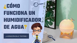 ¿Cómo funciona un humidificador de agua [upl. by Pearson538]