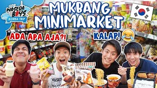 MUKBANG MAKANAN MINIMARKET KOREA SAMPAI KALAP 😂  KOREA TRIP 2 [upl. by Ojeillib]